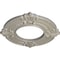 Ekena Millwork Benson Ceiling Medallion (Fits Canopies up to 4 1/8"), 9"OD x 4 1/8"ID x 5/8"P, Pearl White CM09BNPWS - alternate 5